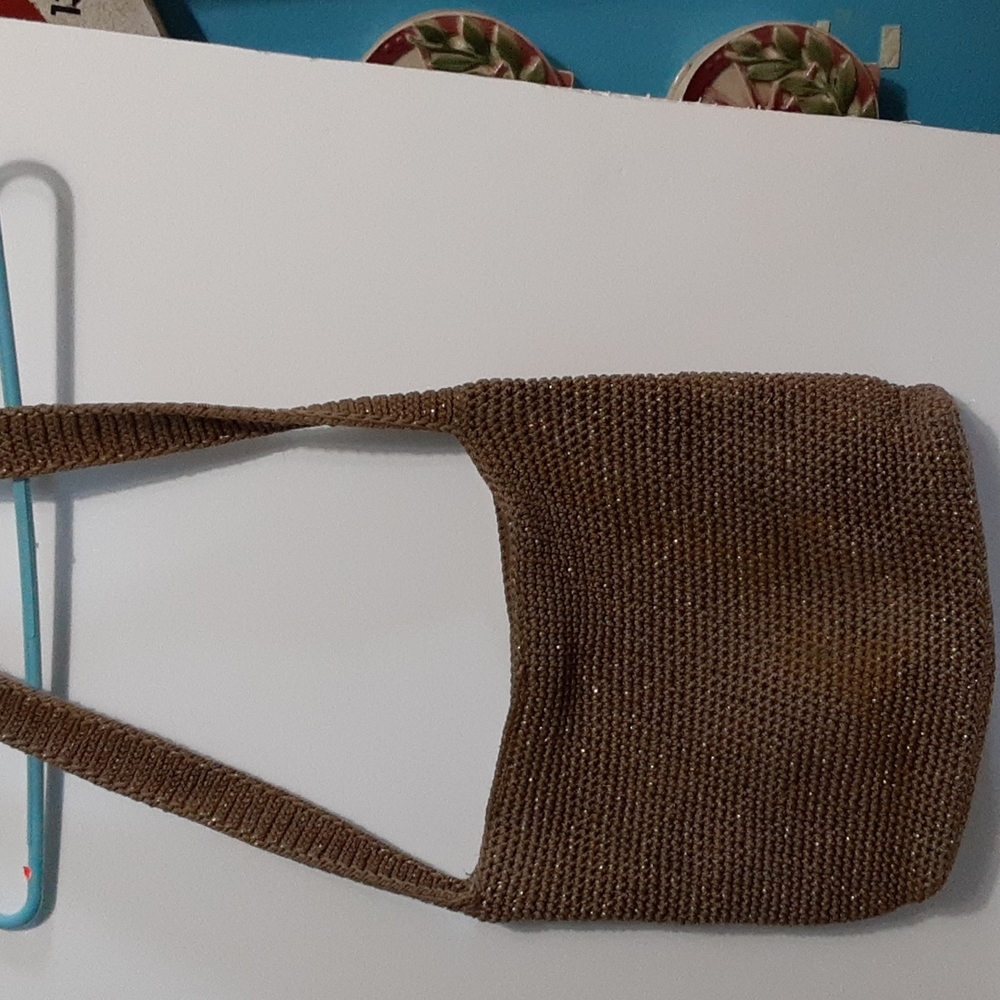 The Sak tan wove handbag